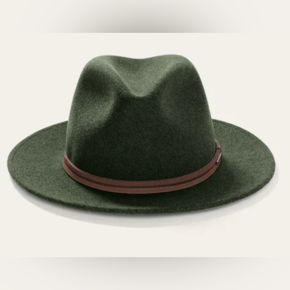 Green Wool Stetson Explorer Outdoor Hat